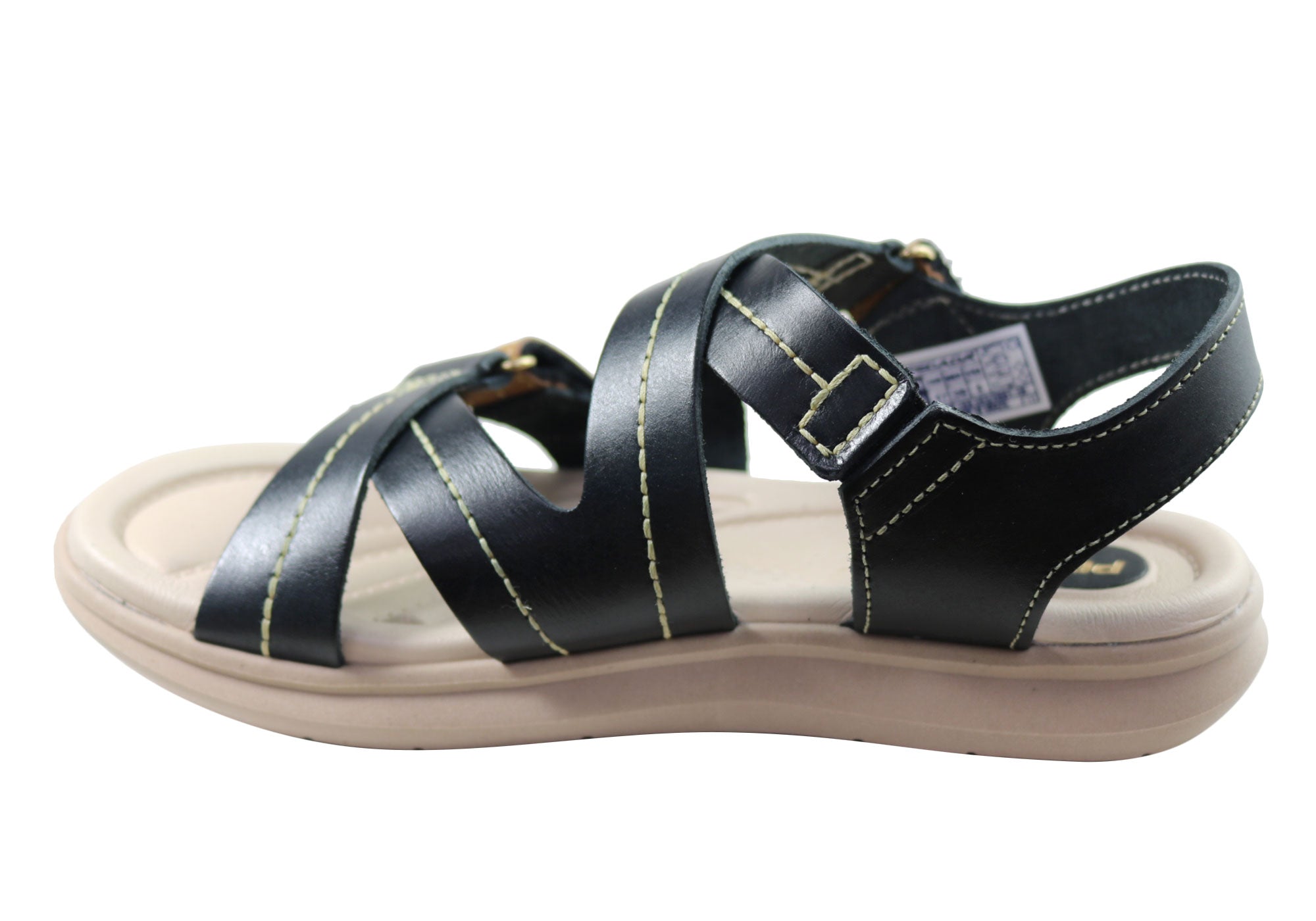 Pegada Sien Women's Comfortable Leather Sandals - Handmade in Brazil - Perfect for Summer, Beach & Casual Outings