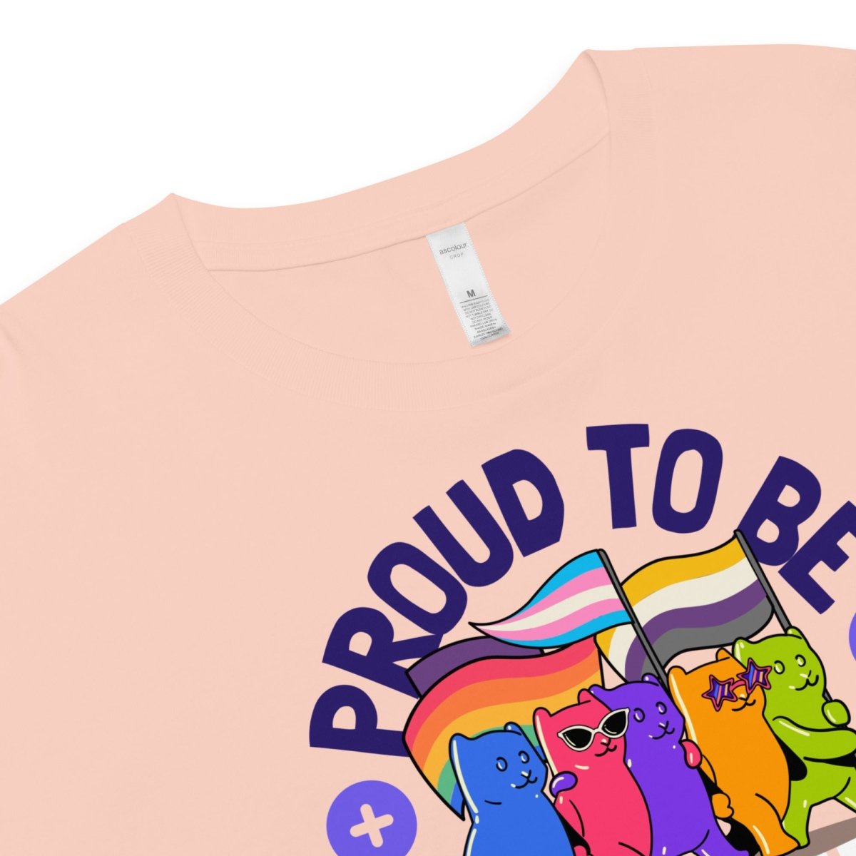 Proud to Be Sober Women's Crop Top - Rainbow Resilience Collection | Motivational Recovery Apparel for AA Meetings & Sober Living