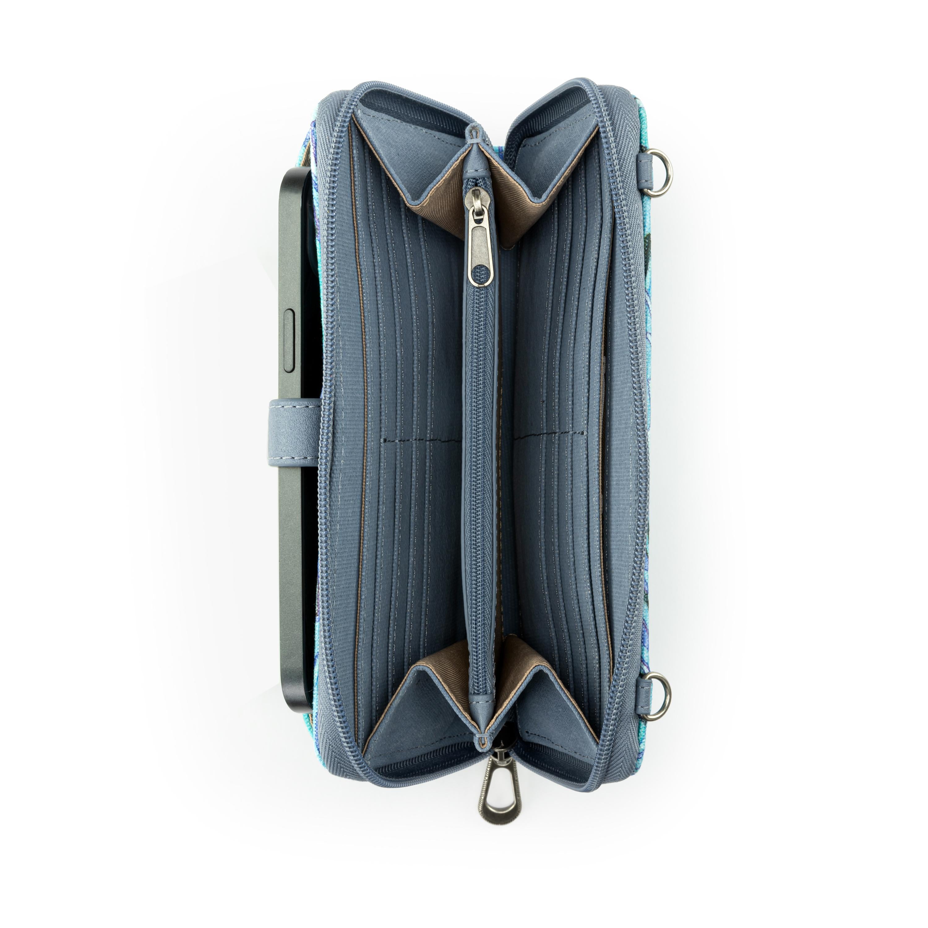 Smartphone Wallet Case - Durable Canvas Cover with RFID Protection for iPhone & Samsung - Perfect for Travel, Work & Outdoor Adventures