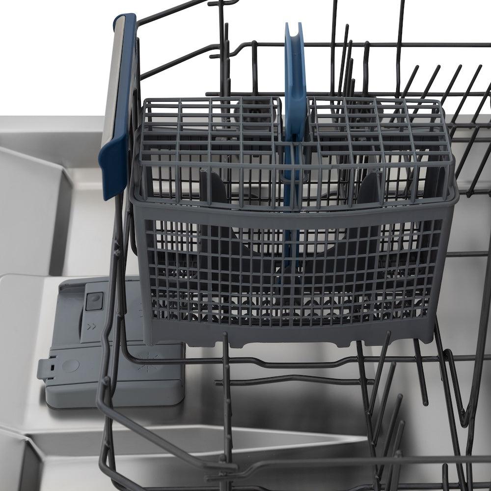 ZLINE 24 Inch Tallac Series 3rd Rack Tall Tub Dishwasher - Custom Panel Ready, Stainless Steel Tub, 51dBa (DWV 24) - Perfect for Modern Kitchens & Open-Concept Homes