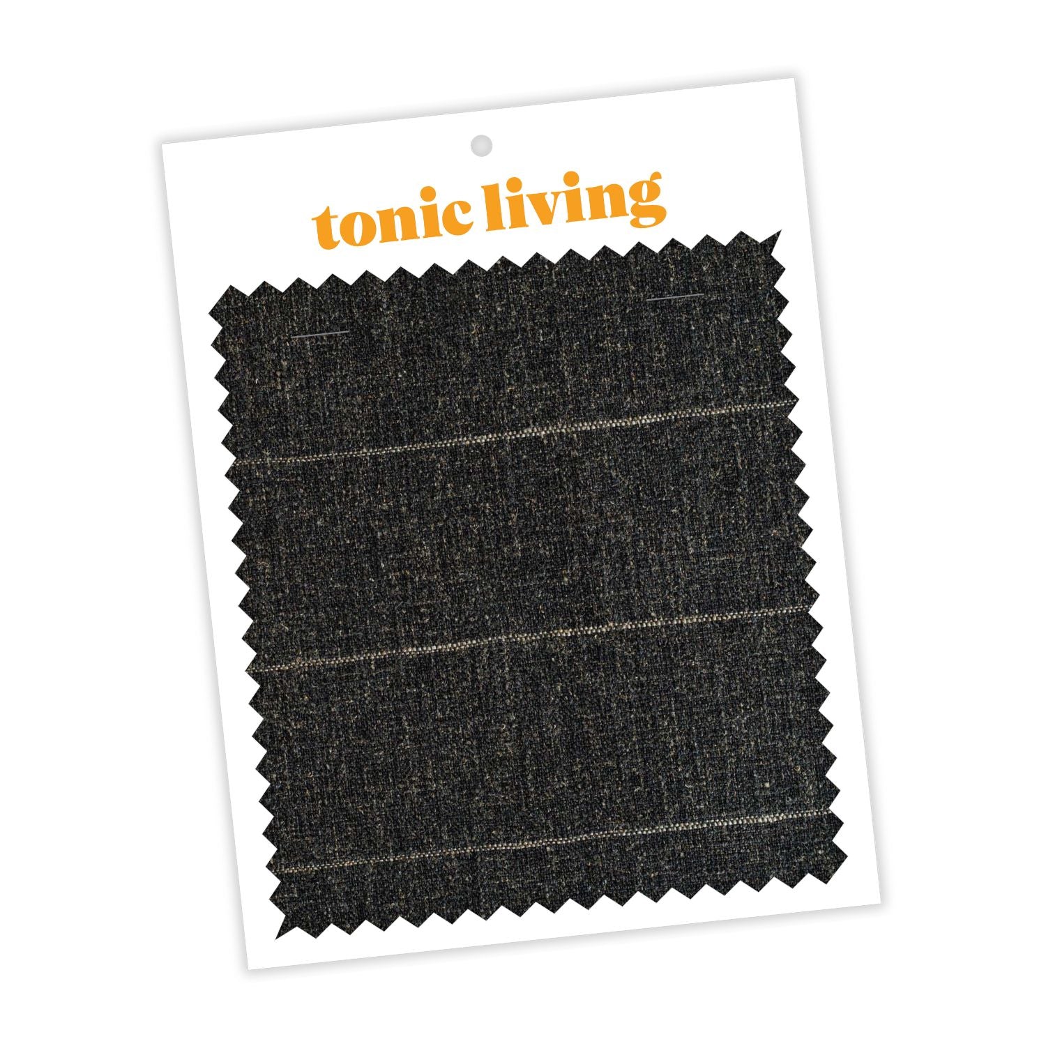Dunrobin Stripe Sable Fabric Swatch - Premium Textile Sample for Upholstery, Drapery & Home Decor Projects | Buy Online for DIY & Interior Design