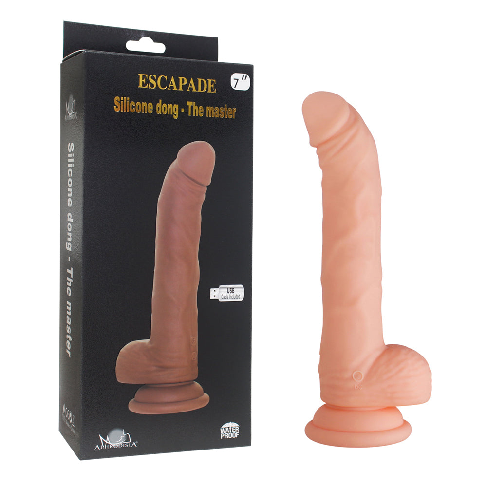 Escapade The Master 7 - Powerful Vibrating & Rotating Silicone Dildo for Women - Perfect for Solo Play & Couples Intimacy