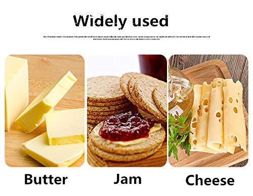 4-Piece Stainless Steel Cheese Knives Set with Cheese Cutter, Slicer & Fork - Elegant Purple for Cheese Boards, Wine Pairings & Gourmet Entertaining