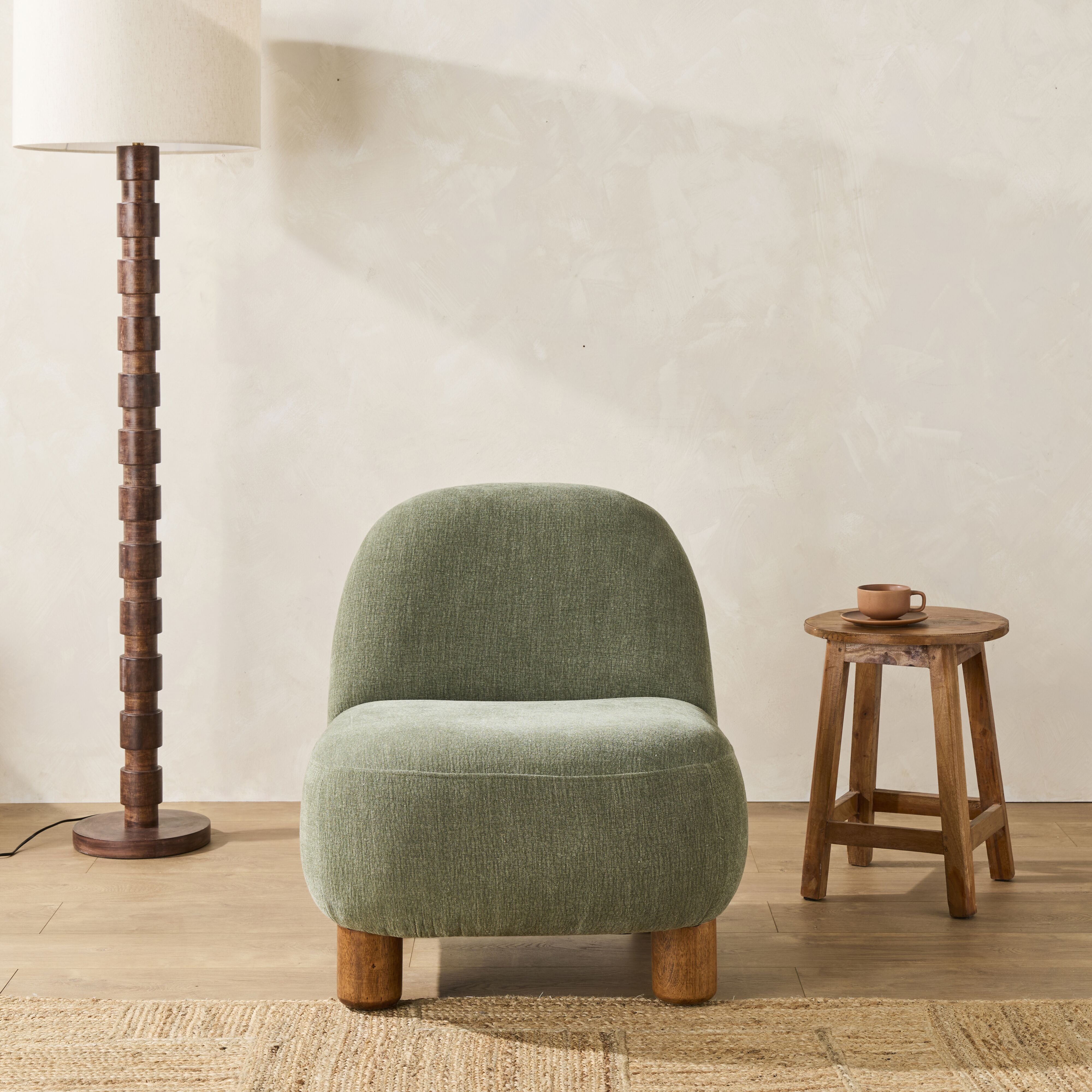 Ambi Occasional Chair in Forest Green - Modern Accent Chair for Living Room, Bedroom, or Office - Perfect for Relaxing and Reading