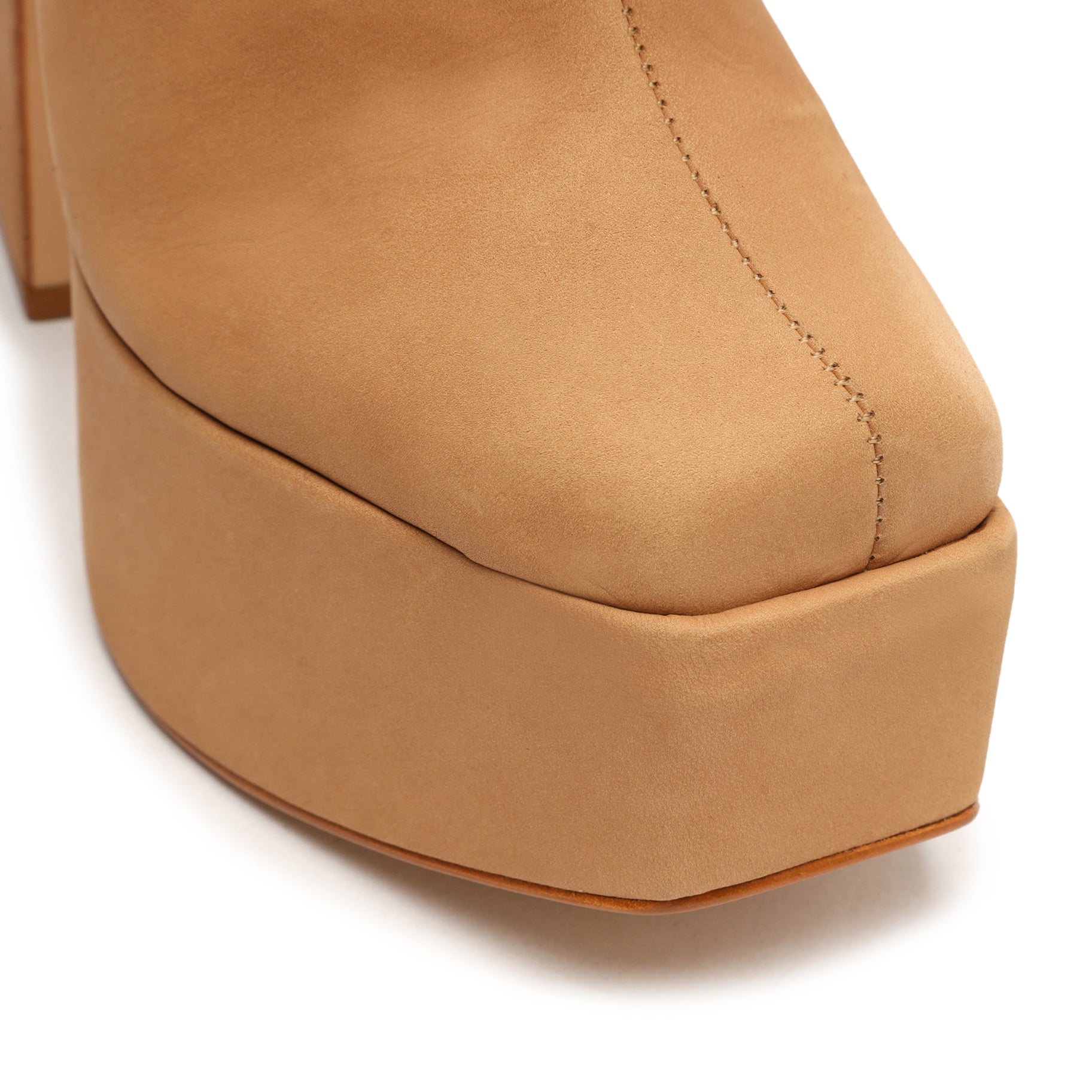 Dolores Women's Platform Nubuck Ankle Booties - Stylish & Comfortable Chunky Heel Boots for Casual Outfits, Work & Fall Fashion