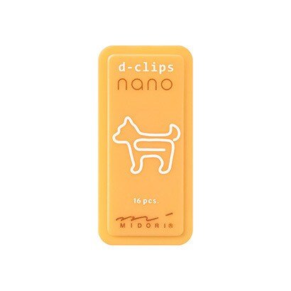 Nano D Clip Paper Clip - Mini Metal Binder Clips for Office, School, Home & Organizing Documents | Midori DESIGNPHIL | Perfect for Notebooks, Files, Photos & DIY Crafts