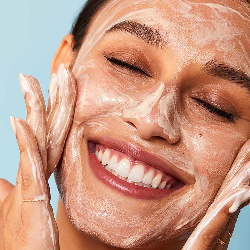 First Aid Beauty Pure Skin Face Cleanser - Gentle Daily Facial Cleanser for Sensitive Skin | Oil-Free & Fragrance-Free | Perfect for Morning & Night Skincare Routine