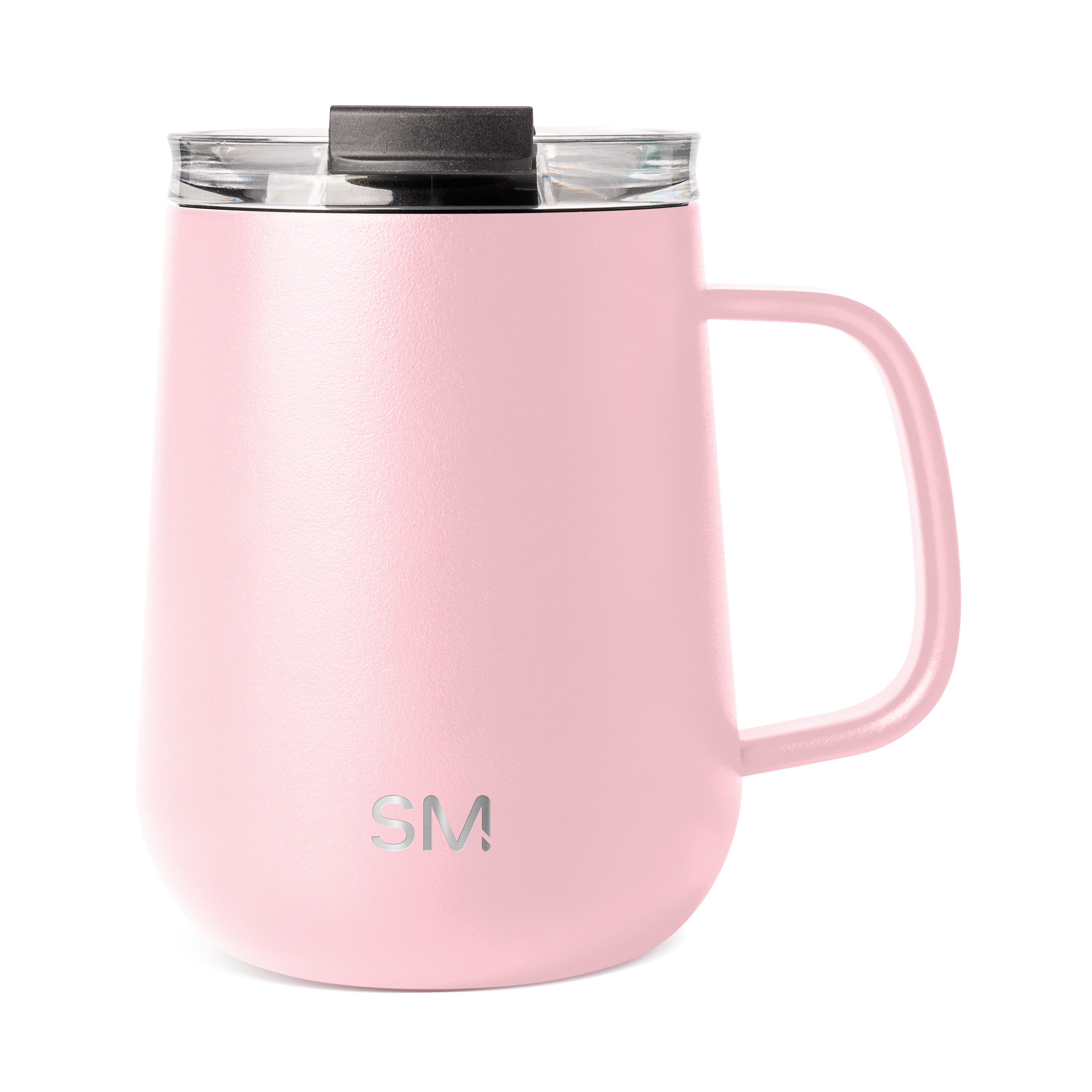 12 oz Voyager Coffee Mug with Handle - Insulated Travel Mug for Hot & Cold Drinks - Perfect for Commuting, Camping & Office Use