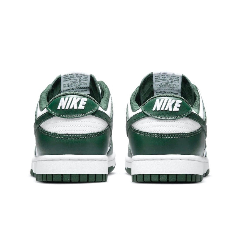 Nike Dunk Low Spartan Green Michigan State Sneakers - Men's Basketball Shoes for Casual Wear & Street Style