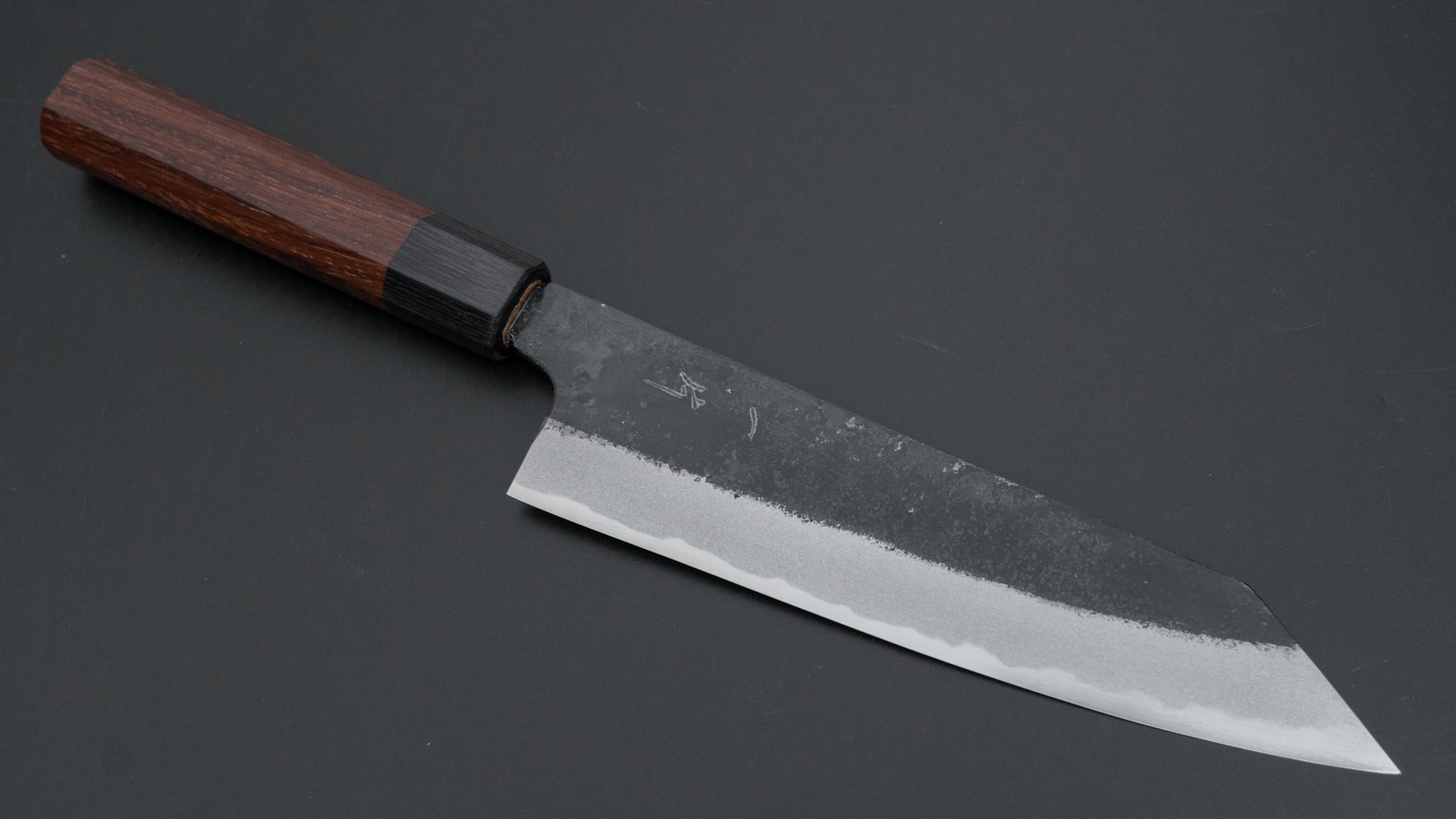 Hitohira Echizen OD White #2 Kurouchi Kiritsuke Gyuto 180mm Japanese Chef Knife with Rosewood Handle - Perfect for Sushi, Sashimi & Precision Vegetable Cutting