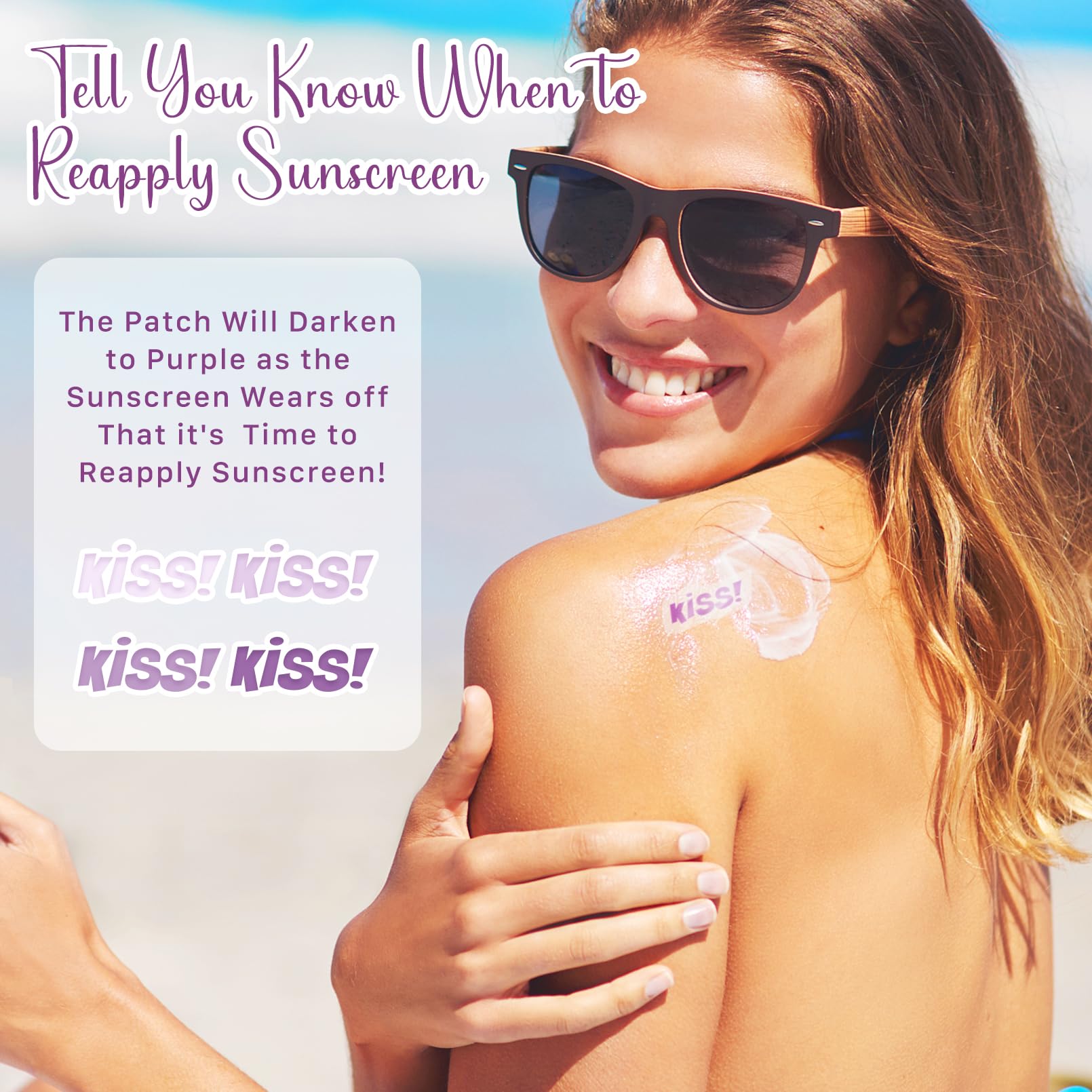 80 Pcs UV Detection Stickers for Sunscreen - Know When to Reapply Sunscreen, Safe & Waterproof UV Protection Stickers - Perfect for Beach, Pool & Outdoor Activities