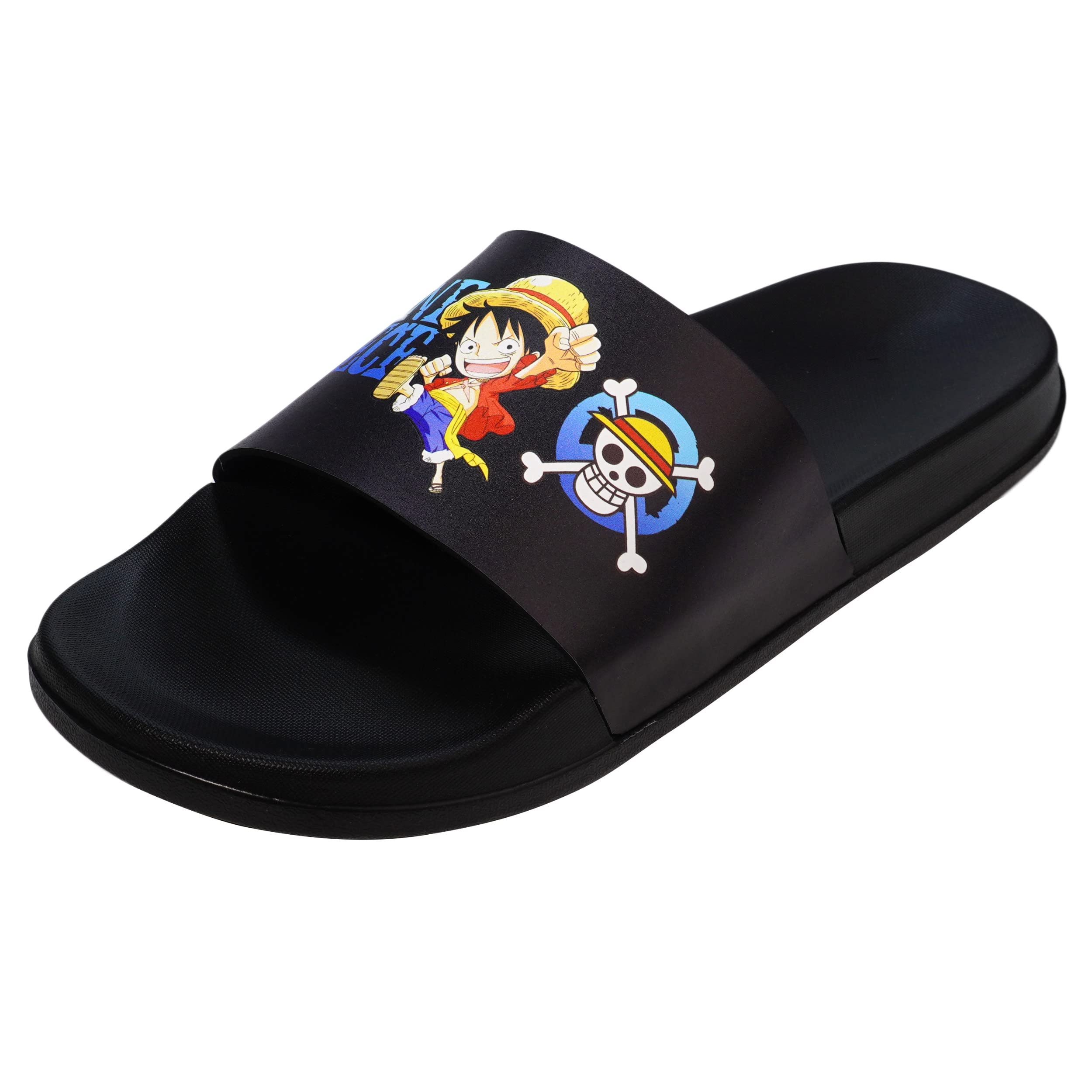 Roffatide Anime Slippers - Non-Slip Shower Sandals for Women & Men | Indoor/Outdoor Bathroom Slides | Perfect for Home, Spa, and Pool Use