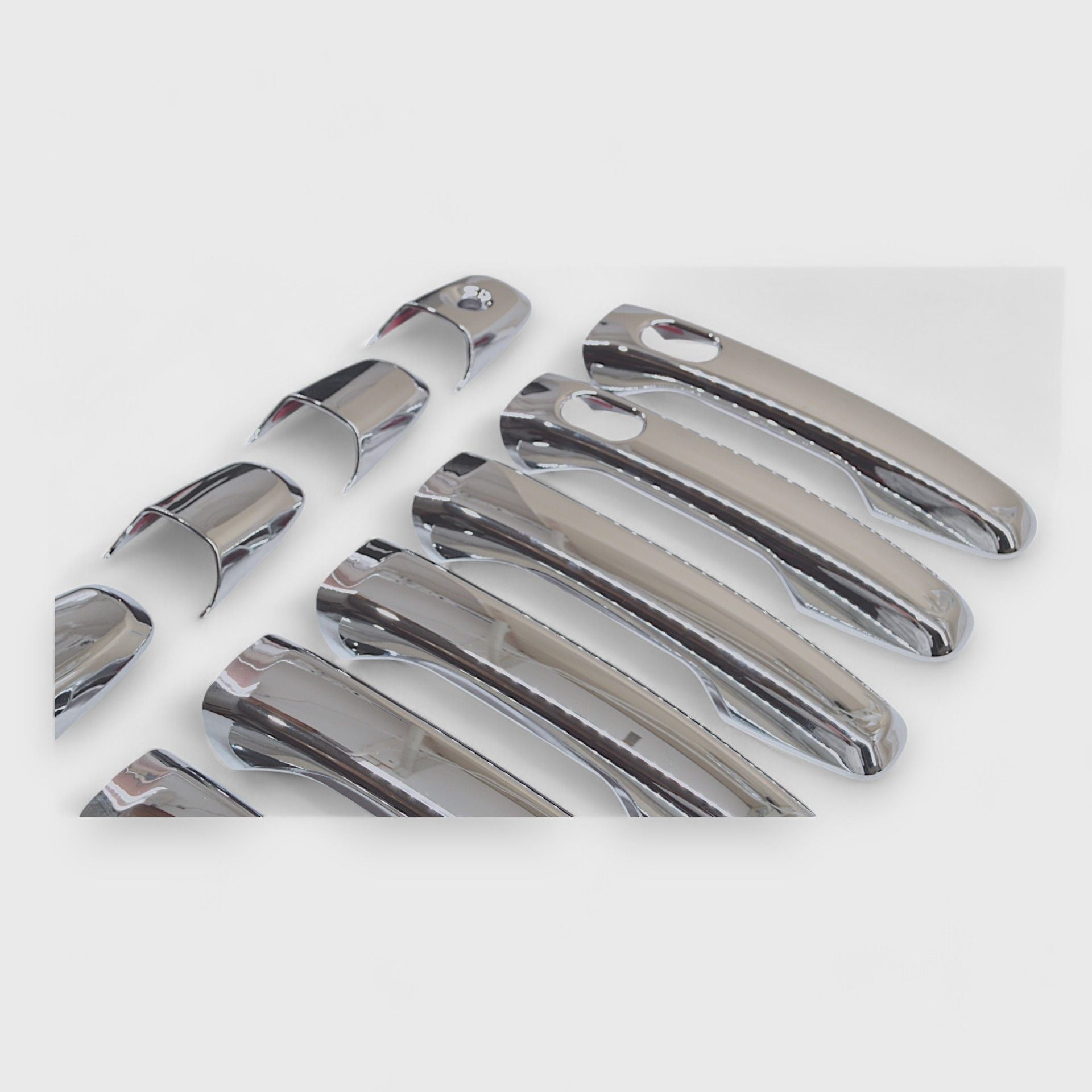 Chrome Door Handle Cover with or without Smart Key - DH262 | Secure & Stylish Upgrade for Home & Office Doors