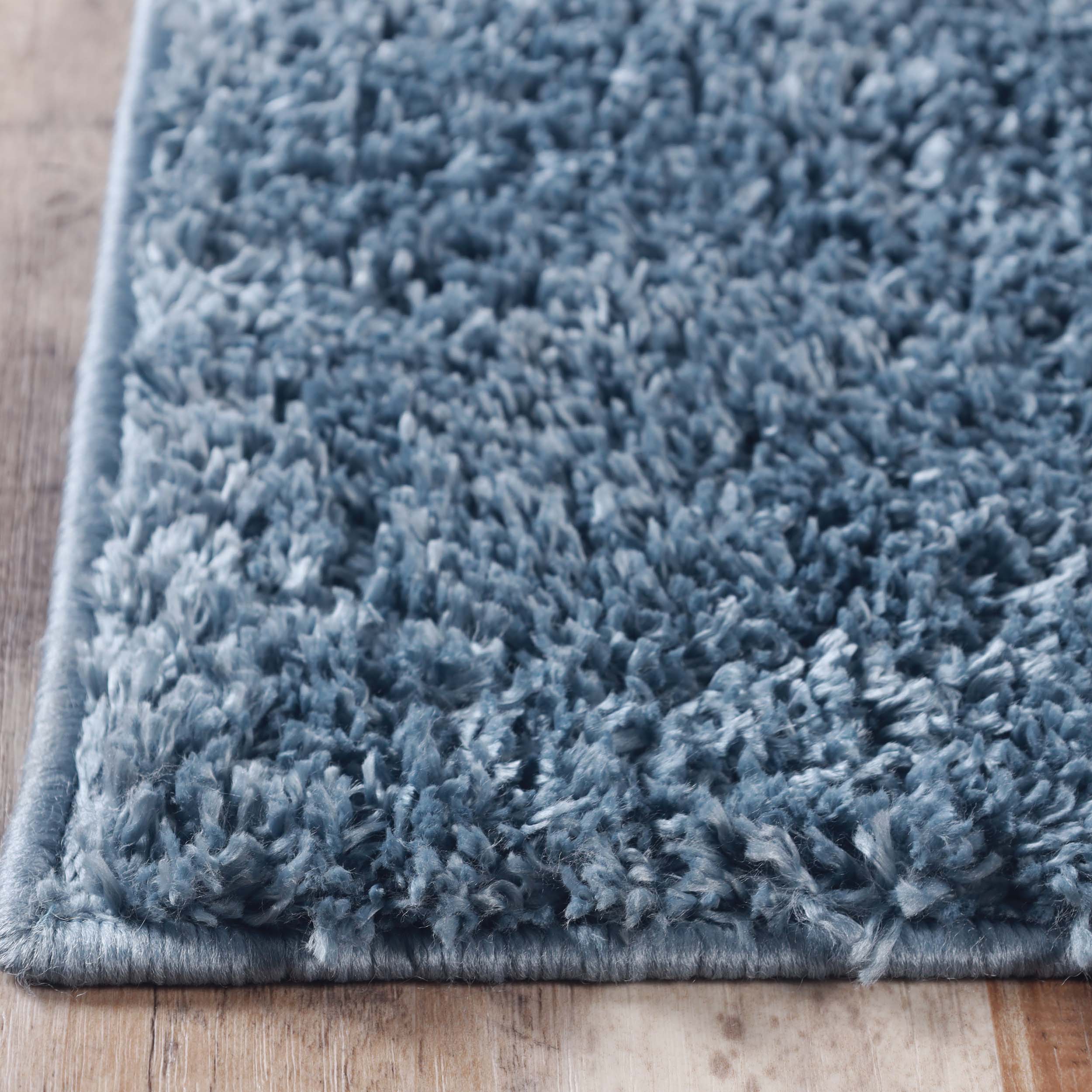 Berlin Solid Indoor Plush Shag Runner Rug - Soft Area Rug for Living Room, Bedroom, Nursery - Non-Slip Comfortable Floor Mat for Home Decor
