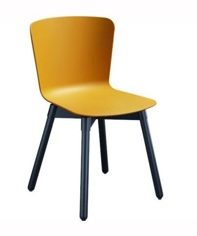 Midj Calla S L C PP Modern Side Chair - Stylish & Comfortable Dining or Office Chair for Home & Workspace