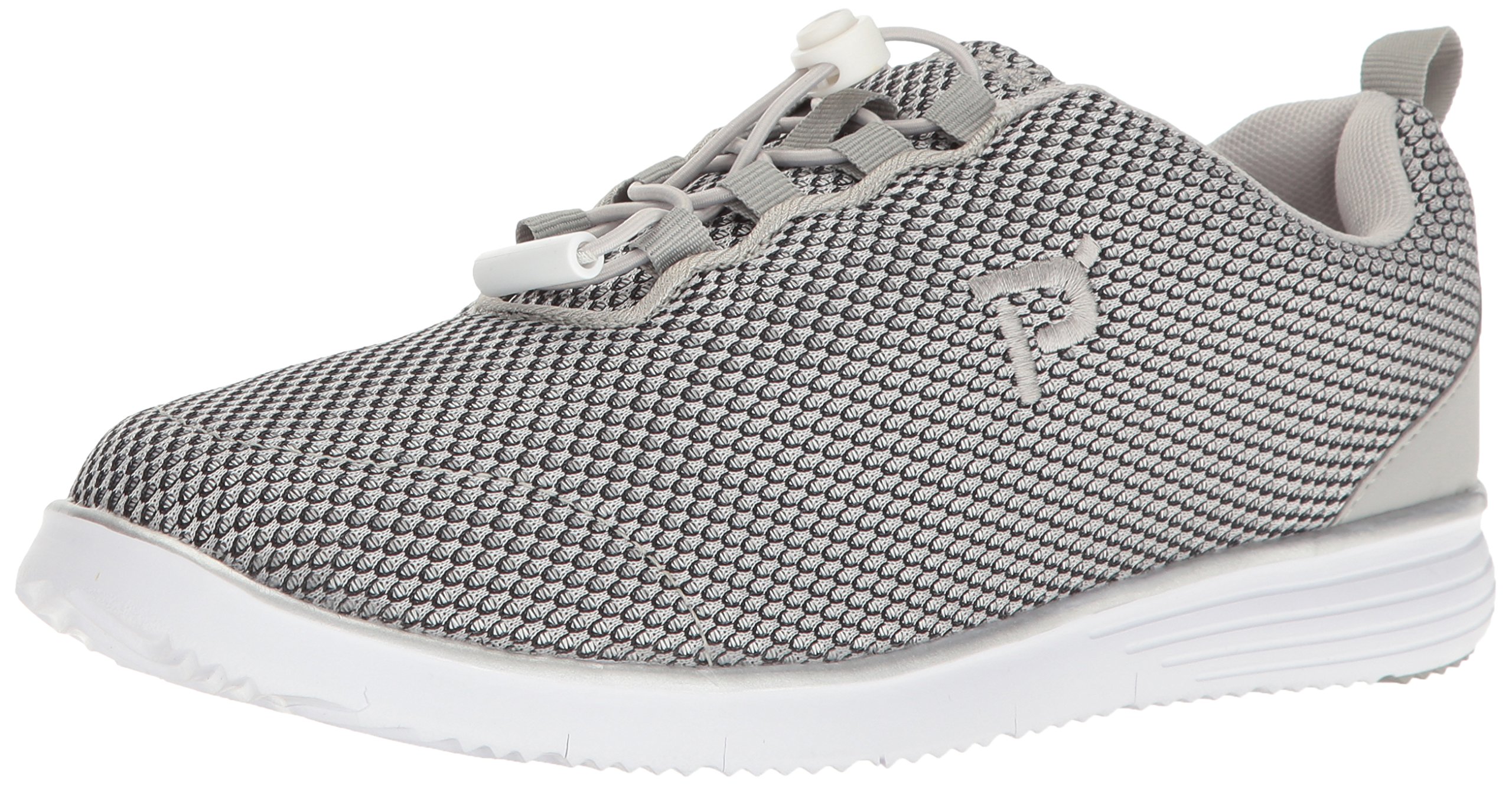 Propet Women's TravelFit Prestige Slip-On Sneakers - Comfortable Casual Walking Shoes for Women (Black/Blue) | Perfect for Travel, Work & Everyday Wear