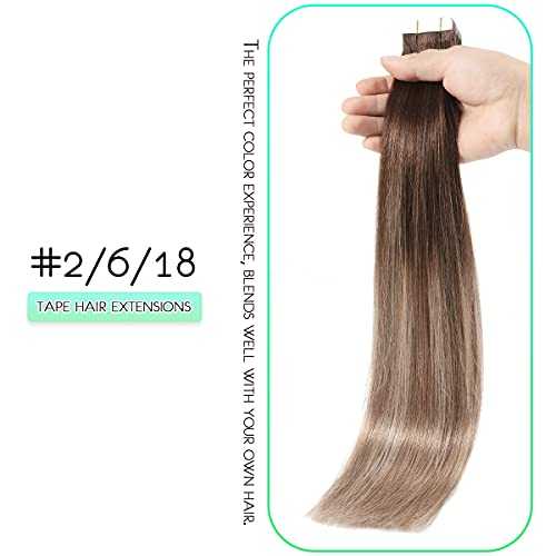 20 Pcs 50 Grams Tape in Human Hair Extensions - Remy Hair for Natural Look & Volume - Perfect for Daily Wear, Parties & Special Occasions