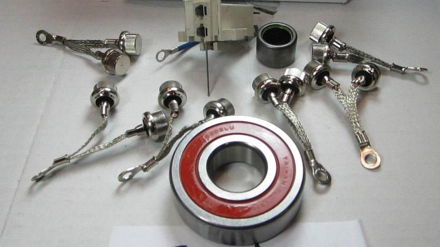 7094 Offshore Kit (94 Series) - Includes Bearings, Brushes, Positive/Negative Diodes - Perfect for Marine Engine Repair & Maintenance