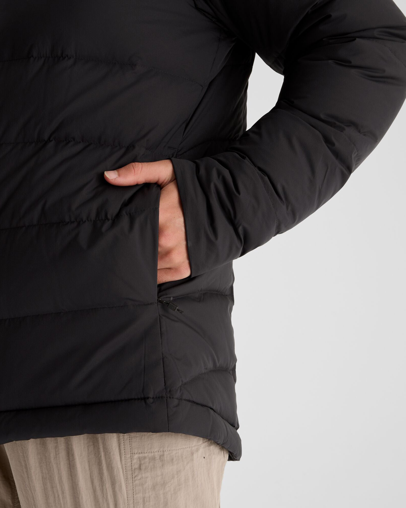 Men's Epiq SE Hooded Down Jacket - Lightweight Winter Coat, Waterproof Windbreaker for Outdoor Activities (Black) | Perfect for Hiking, Camping & Cold Weather Adventures