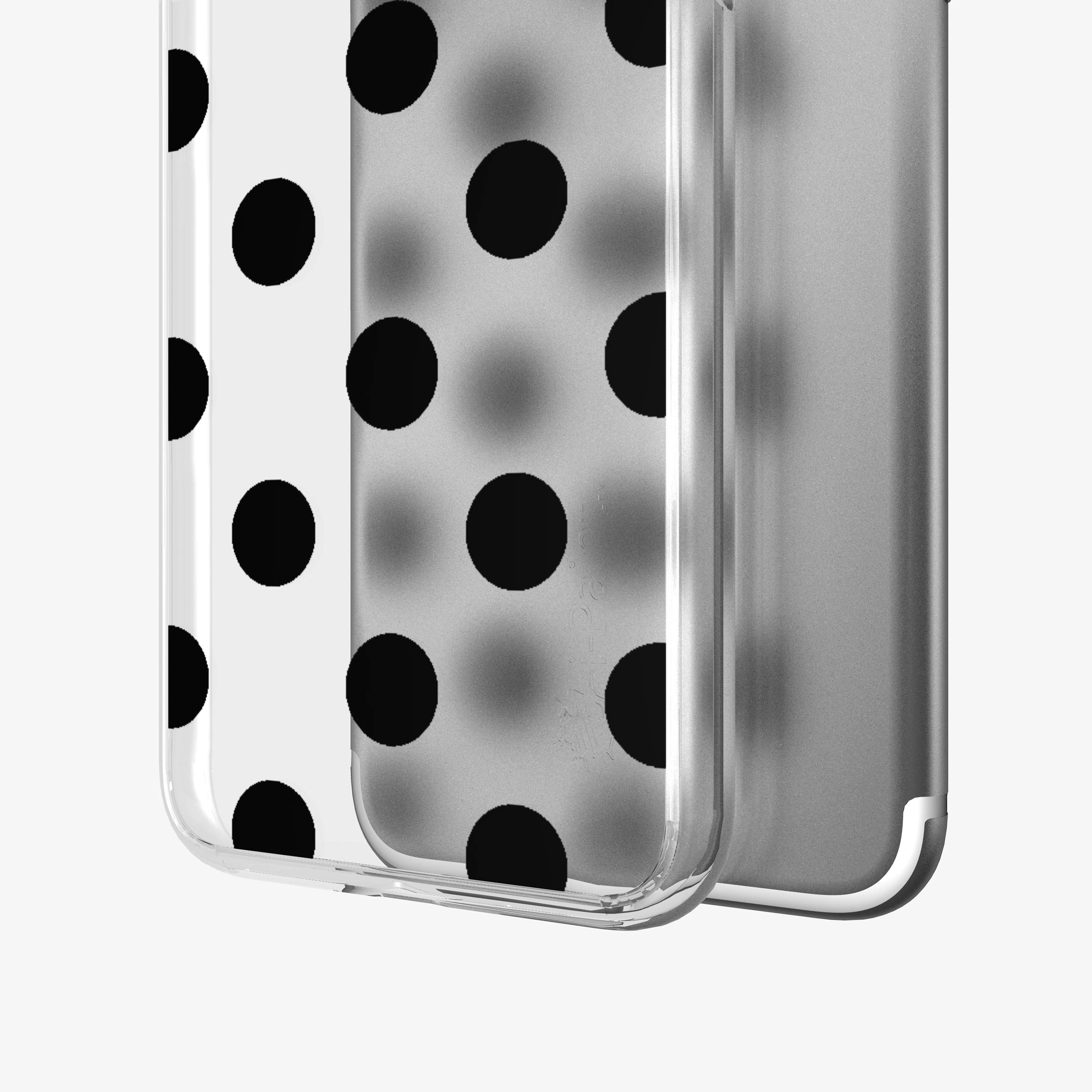 Polka Dot Protective Glamour Phone Case for iPhone 7 & 8 - Slim Shockproof Cover with Raised Edges for Screen Protection | Perfect for Everyday Use, Work & Travel