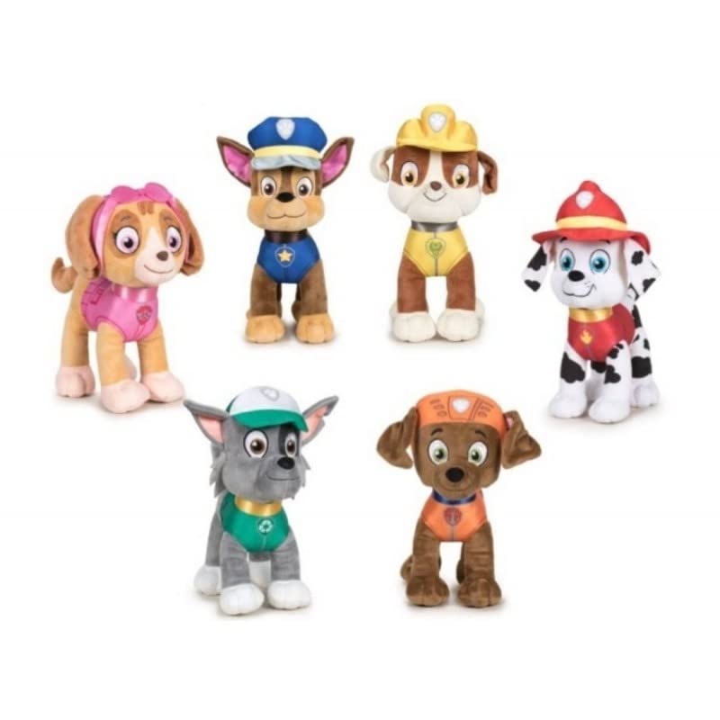Play by Play Paw Patrol Plush Toy 30cm - Soft Stuffed Animal for Kids, Collectible Gift for Fans | Perfect for Bedtime, Playtime & Decor