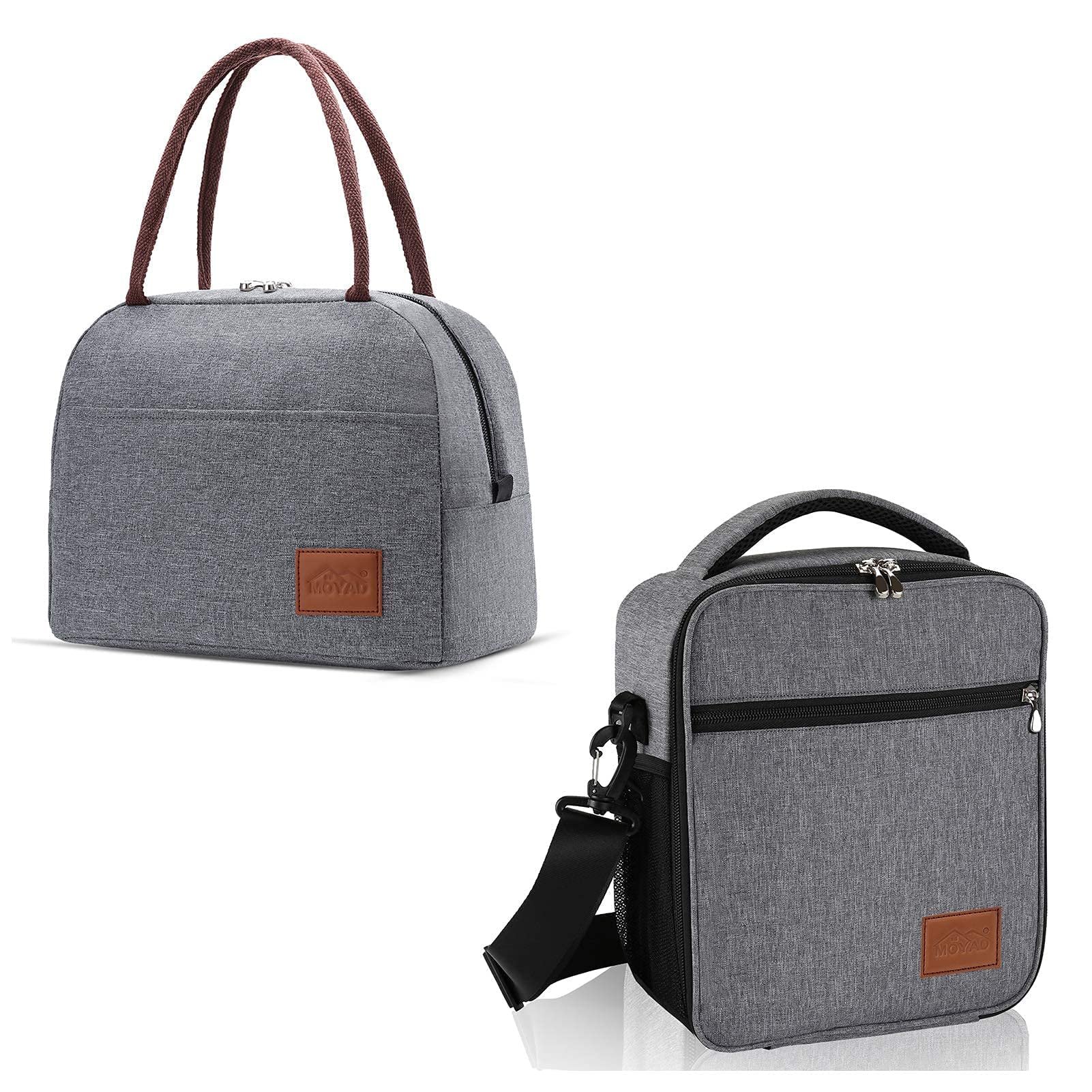 Insulated Lunch Bags for Women & Men - Reusable Cooler Tote with Waterproof Food Container - Large Capacity Lunch Box for Work, School & Picnics