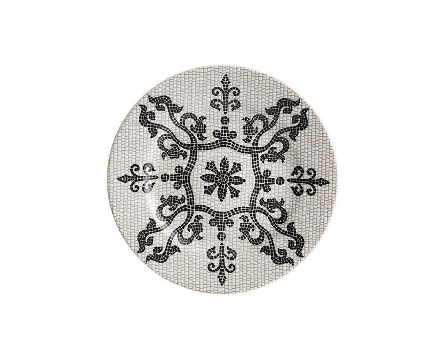 Vista Alegre Portuguese Cobblestone Bread and Butter Plates - Set of 4, Elegant Dinnerware for Breakfast, Brunch, and Tea Time