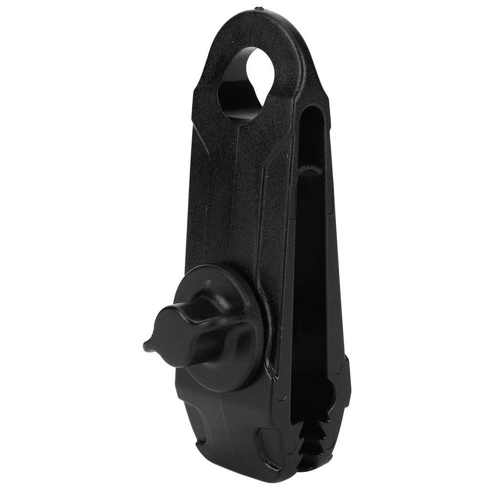 3.3x1x1.1in Plastic Tent Clips - Heavy Duty Canopy Clips for Outdoor Camping Tents, Secure Tent Poles & Fabric - Perfect for Camping, Hiking, Beach & Backyard Canopies