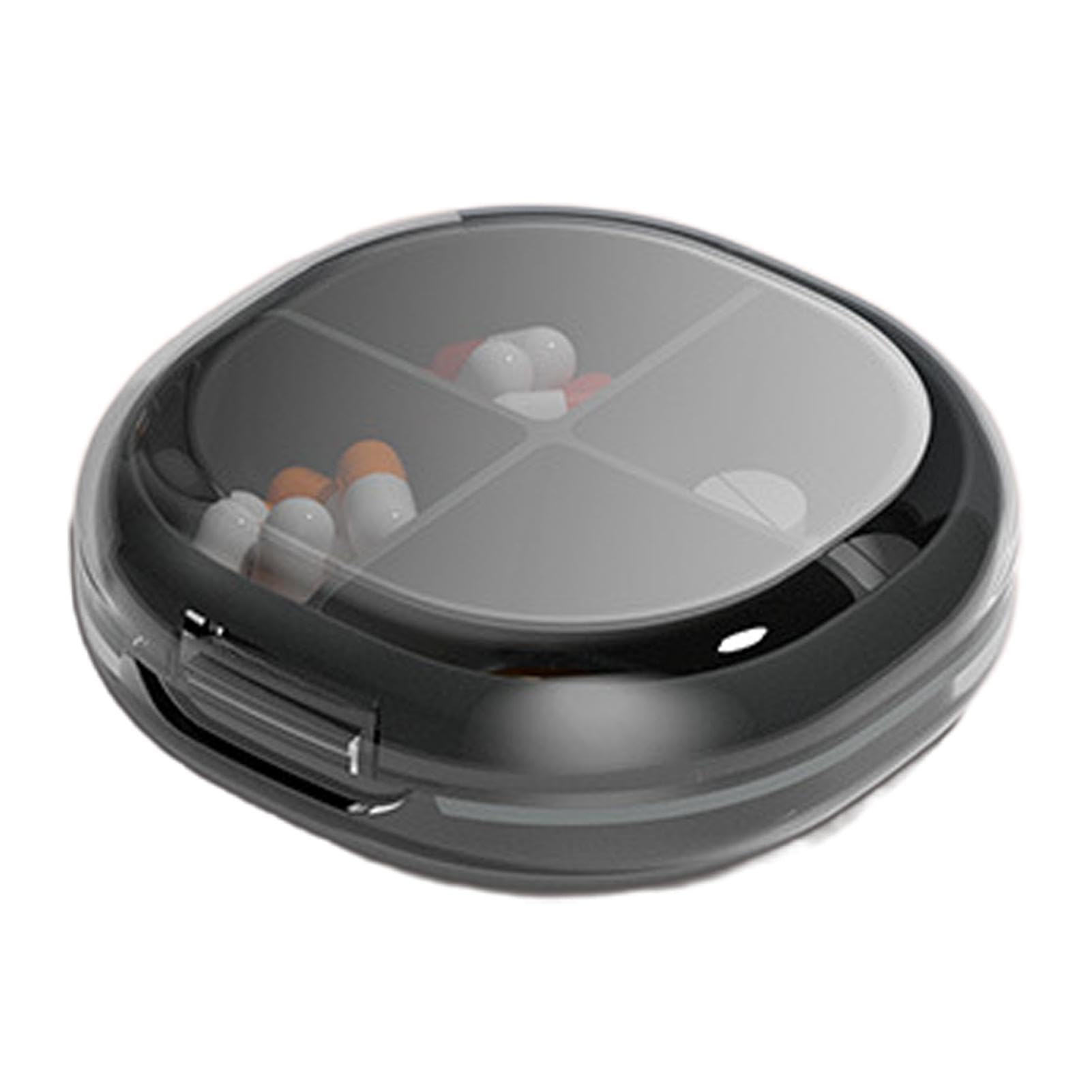Portable Travel Pill Organizer Box - Weekly Medicine Storage Case with 7 Compartments for Pills, Vitamins & Fish Oil - Perfect for Travel, Home & Daily Medication Management