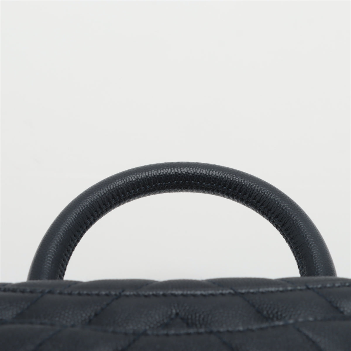 Chanel Small Chevron Coco Handle Bag in Navy Caviar Leather - Perfect for Work, Evening Events & Luxury Fashion Accessories