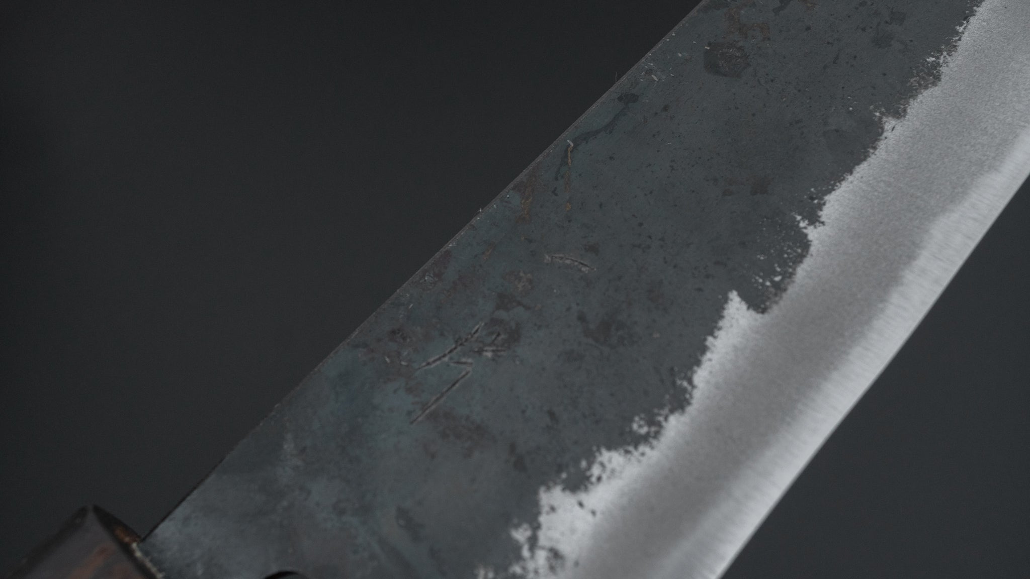 Hitohira Tosa Kurouchi White #2 Santoku Knife 165mm - Japanese Chef Knife with Walnut Handle & Ziricote Ferrule - Perfect for Slicing, Dicing, and Chopping Vegetables, Meat, and Fish