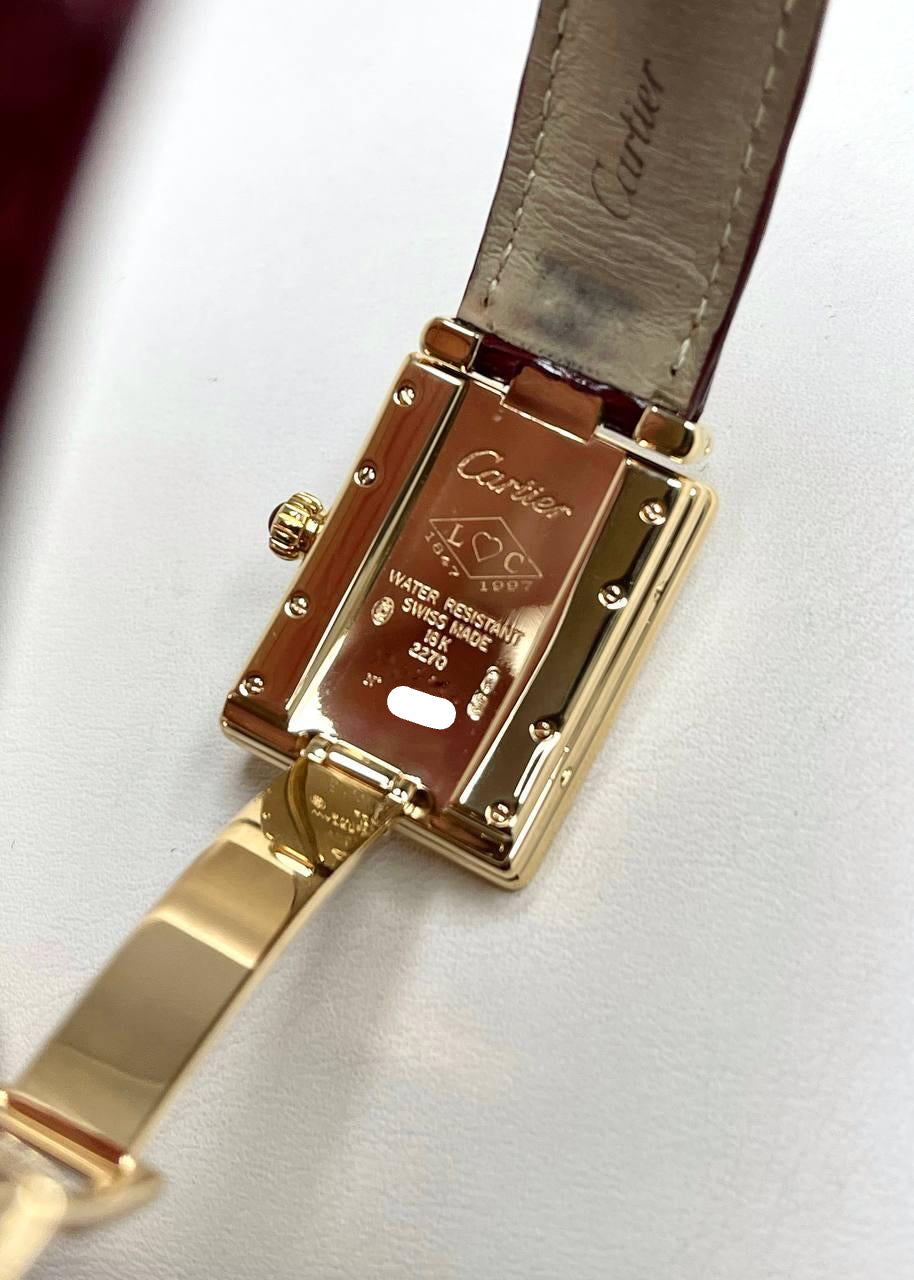 Cartier Driver Limited Edition Privee Collection 18K Yellow Gold Ladies Watch - Luxury Women's Wristwatch for Elegant Occasions & Special Events