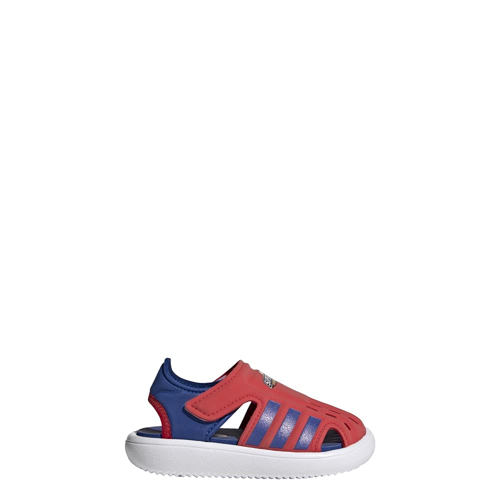 Adidas Spiderman Water Sandals for Baby Boys - Lightweight Quick-Dry Beach Shoes for Toddlers | Perfect for Swimming, Beach Play & Summer Outdoor Activities