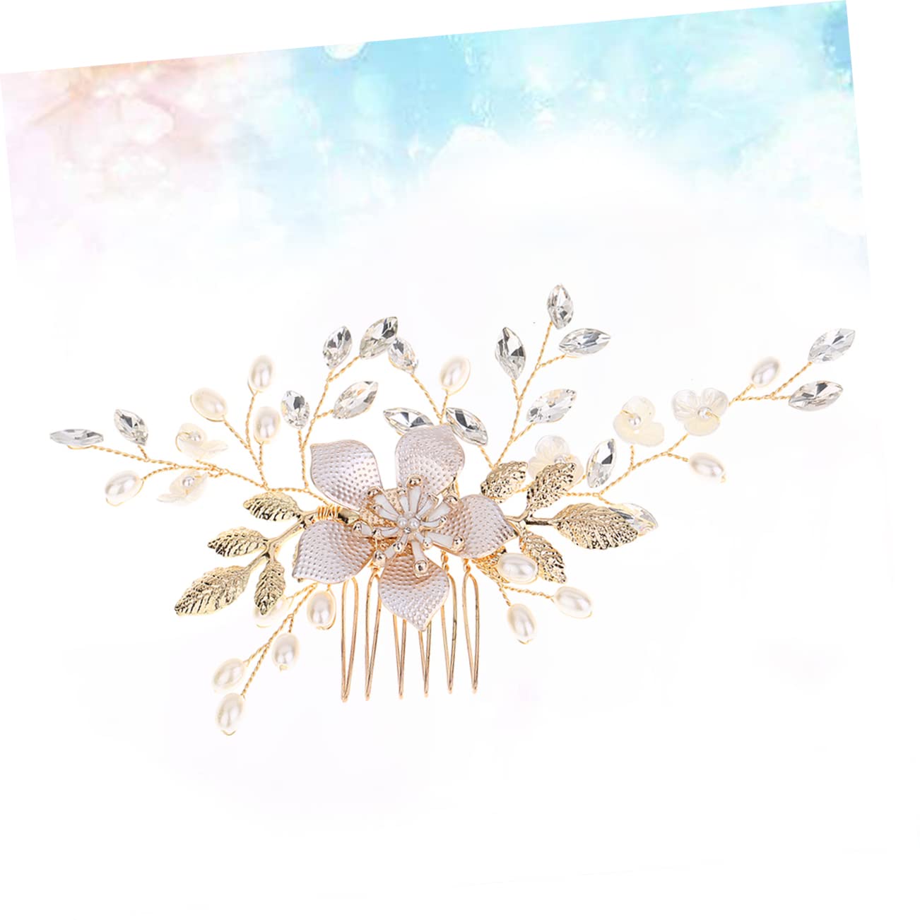 LALAFINA Elegant Pearl Wedding Hair Comb – Bridal Hair Accessories for Bride, Special Occasions | Perfect for Weddings, Prom, Formal Events & Photo Shoots