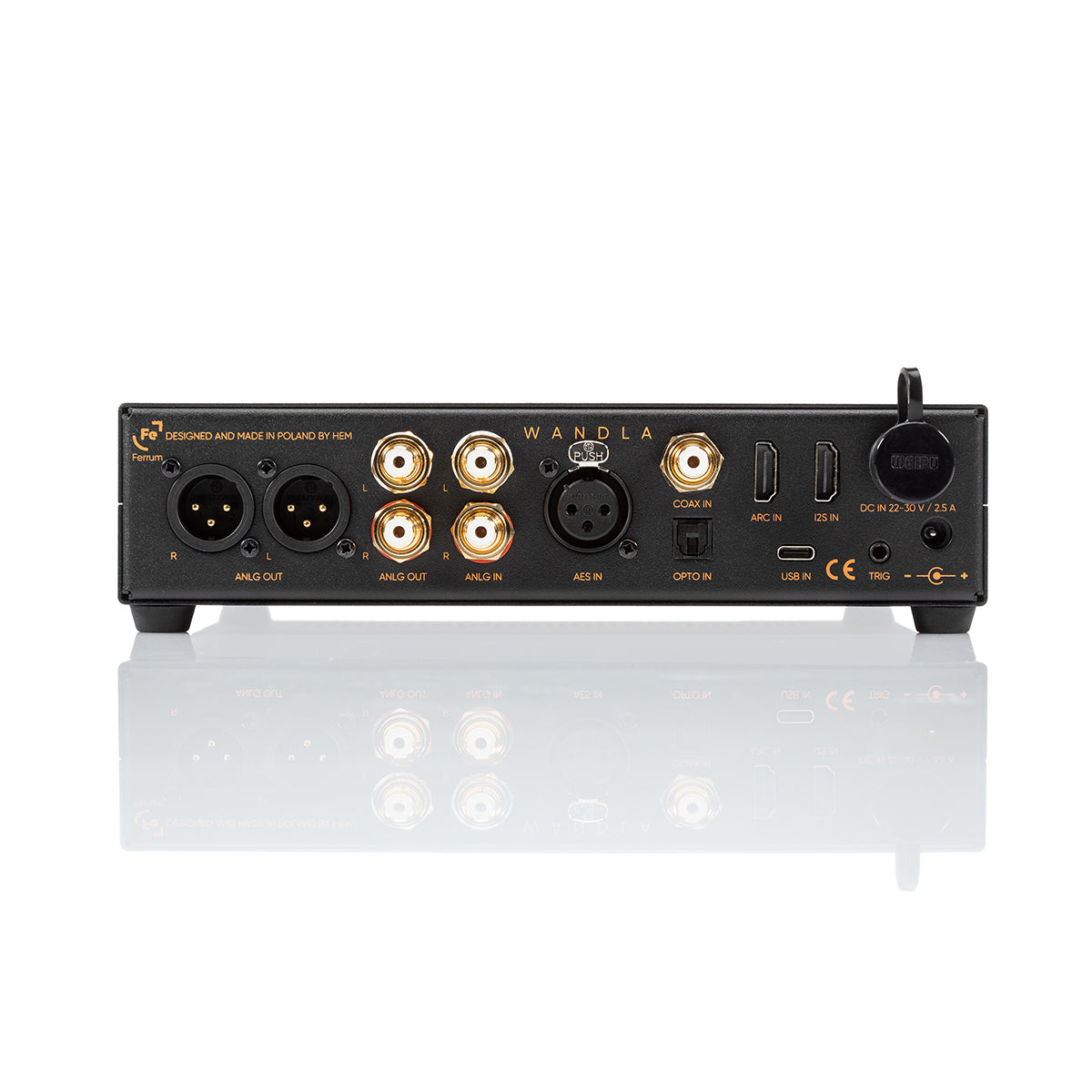 Ferrum WANDLA Fully Balanced Headphone DAC & Preamp - High-Resolution Audio for Audiophiles & Home Studio Use