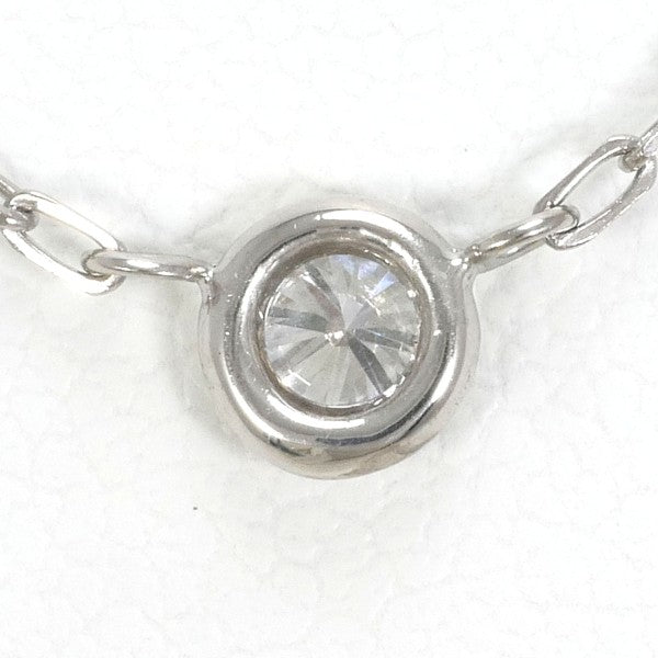 18K White Gold Diamond Necklace - 0.1ct Round Cut Solitaire Pendant for Women | Elegant Everyday Jewelry & Special Occasion Gift