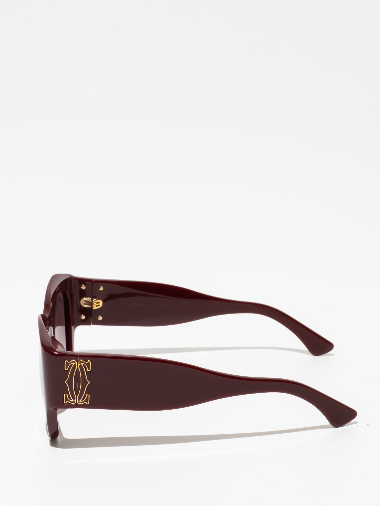 Cartier CT0304S 003 C de Cartier Sunglasses - Luxury Designer Shades for Women & Men | UV Protection, Fashion Statement for Outdoor, Beach & Driving