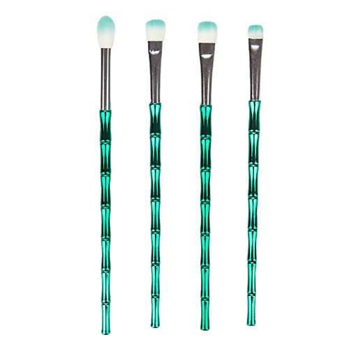 Ardorlove 4-Piece Professional Makeup Brush Set with Brush Holder - Soft Bristle Eye Makeup Brushes for Blending, Contouring & Highlighting (Plastic Handle) - Perfect for Travel, Home & Professional Makeup Artists