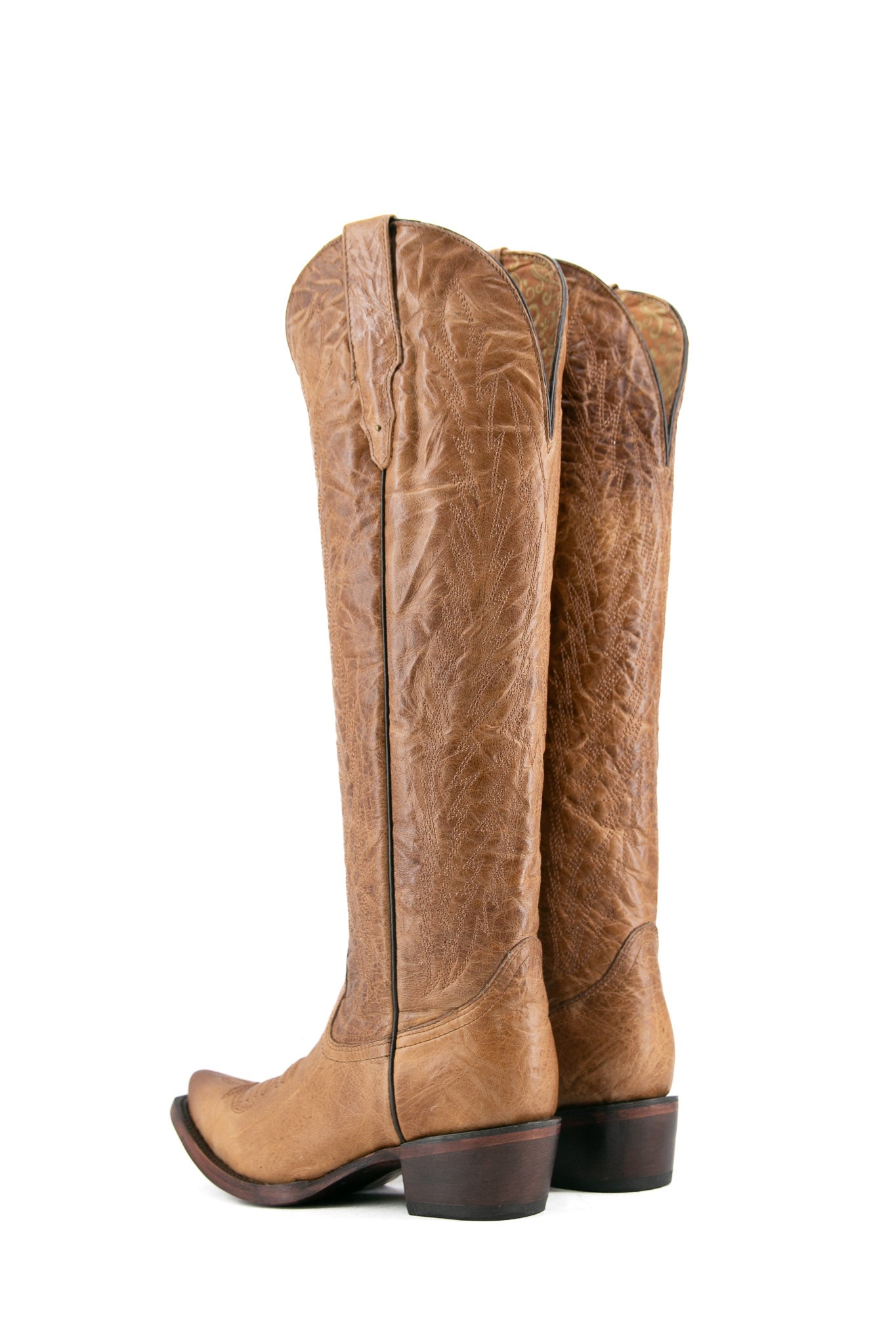 Valentina Tall Neutral Snip Toe Cowgirl Boots for Women - Western Riding & Country Fashion Boots for Everyday Wear