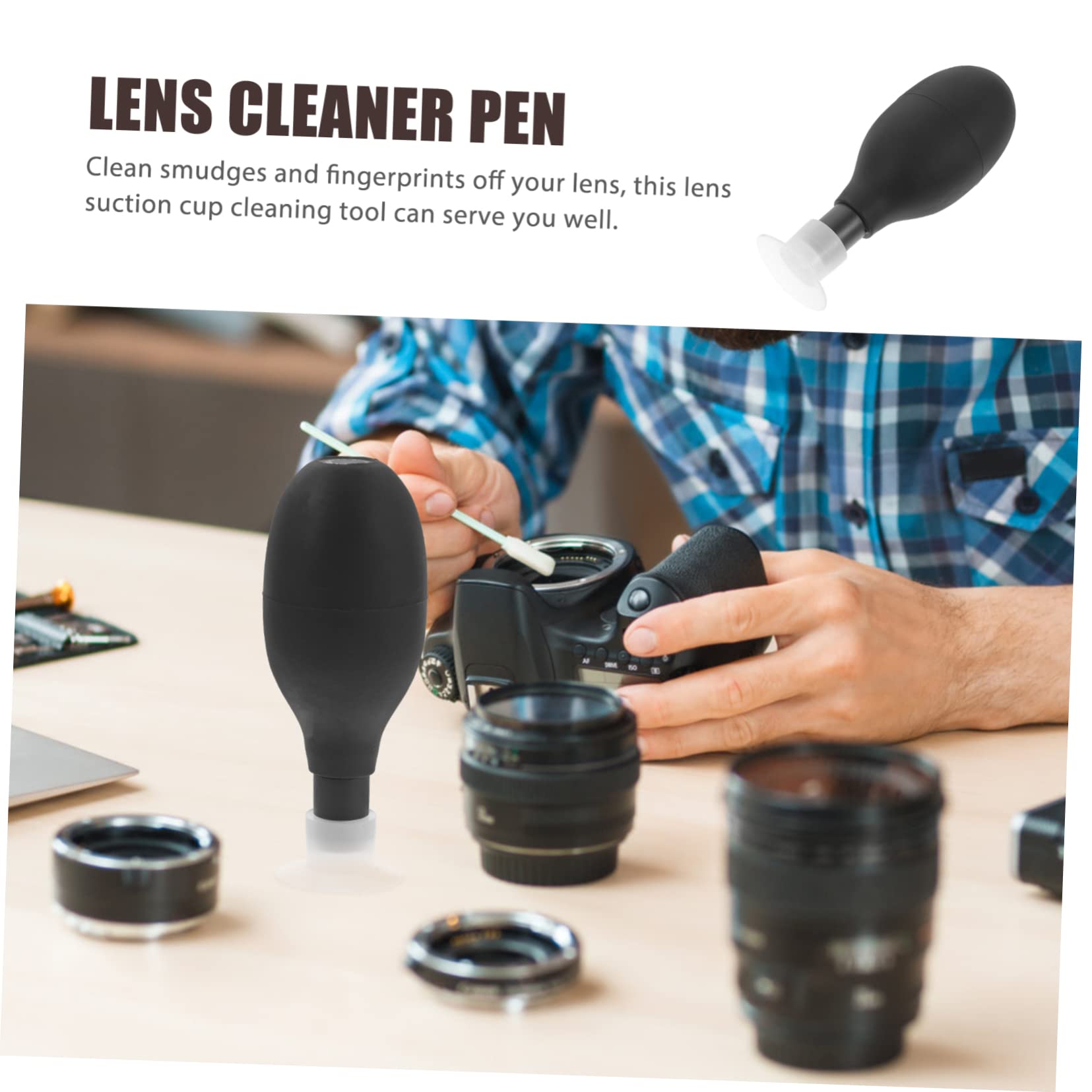 Uonlytech Professional Lens Vacuum Suction Pen - Multi-Purpose Tool for Camera Lenses, Watches & Electronics Repair - Perfect for Photographers, Watchmakers & Tech Enthusiasts