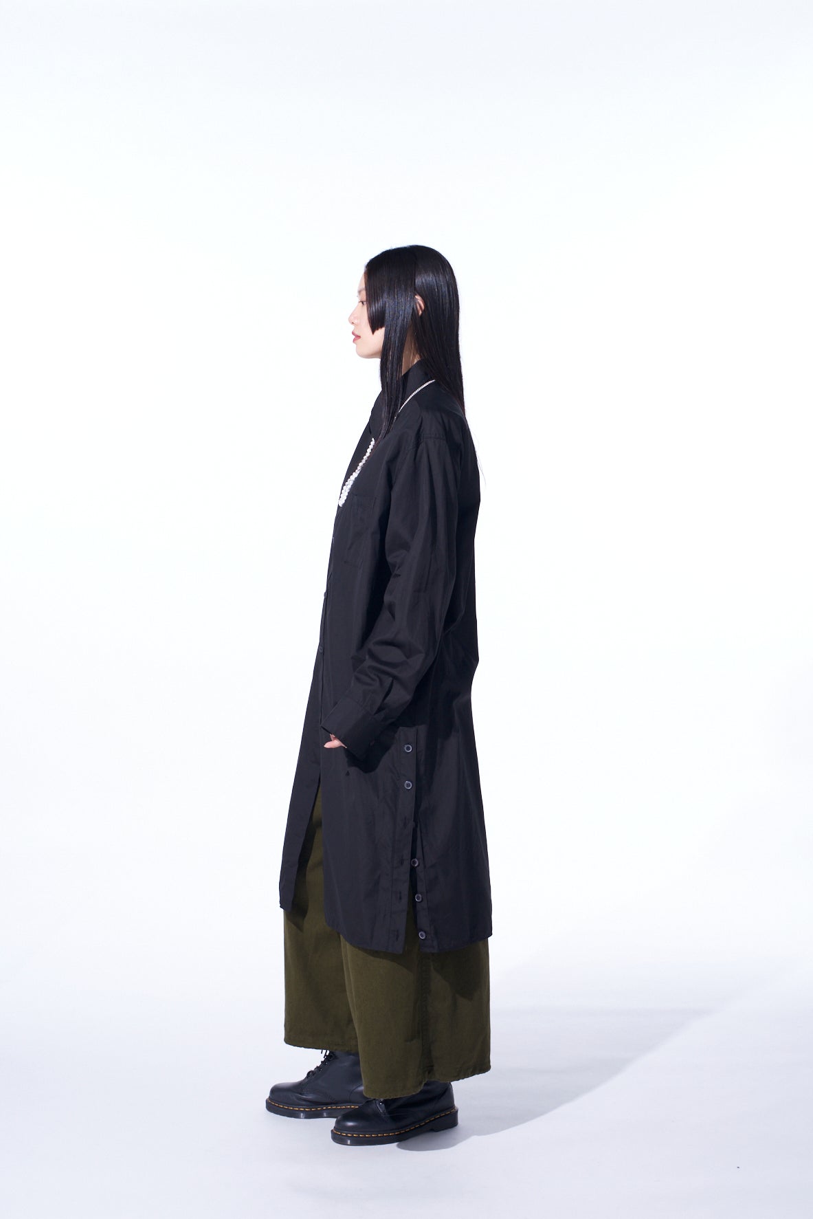 Stylish Cotton Broad Button Slits Long Shirt for Women - Casual & Office Wear - Perfect for Everyday Outfits and Professional Looks