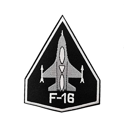 US Air Force F-16 Falcon Embroidered Iron-On Patch - Military Costume Accessory for Jackets, Hats & Bags | Perfect for Veterans Day, Air Shows & Military Enthusiasts