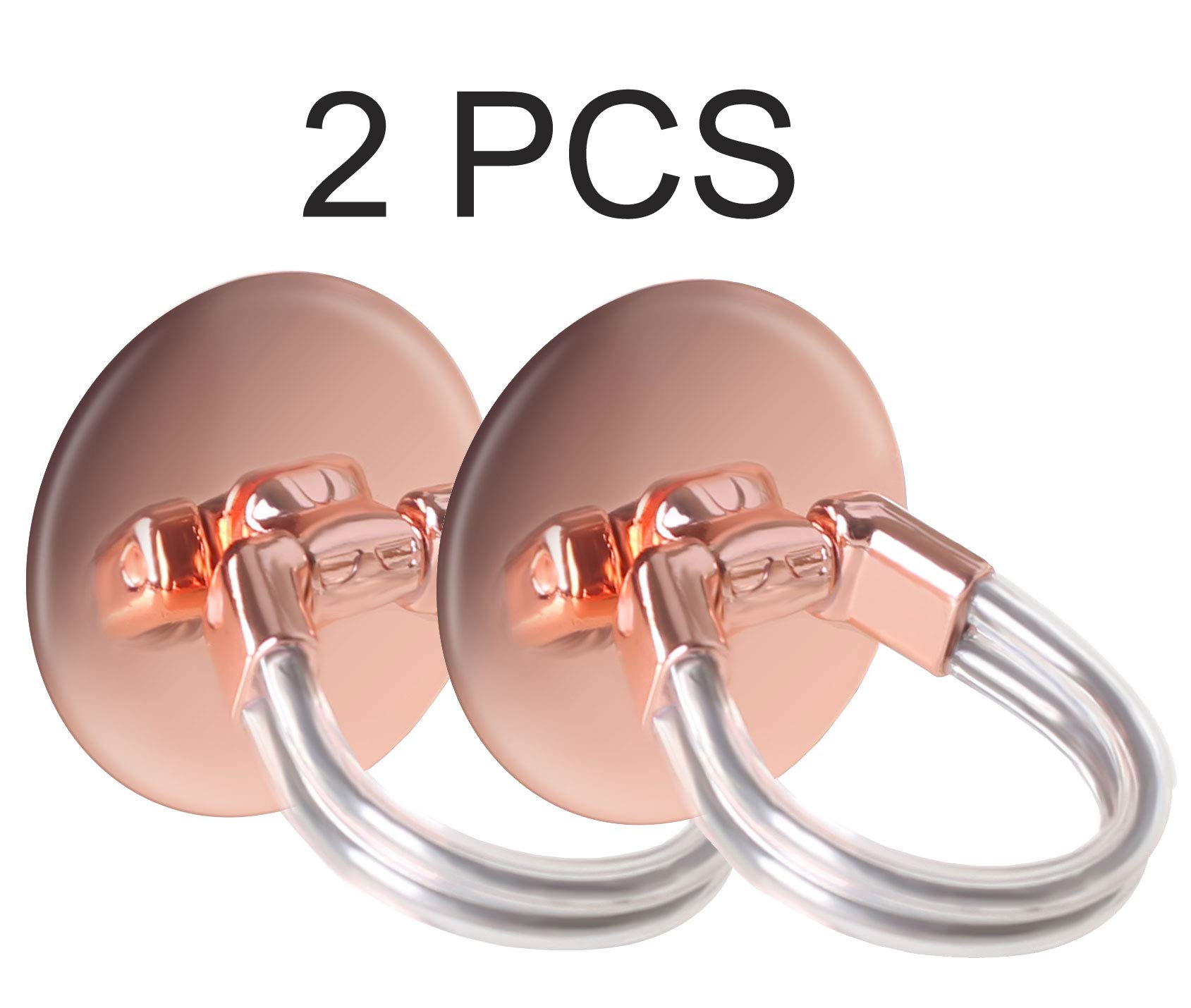 Universal 2-Pack Air Vent Car Phone Holder Stand - Finger Grip Phone Ring for iPhone & Android (Rose Gold) | Perfect for Safe Driving & Hands-Free Navigation