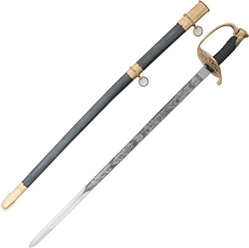 Szco Supplies Foot Officer Sword - Authentic Civil War Replica for Collectors & Historical Enthusiasts | Perfect for Reenactments, Display & Gift Giving