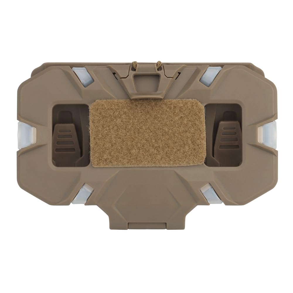 Tactical Vest Phone Holder - Universal Foldable Chest Mount for Cell Phone (4.7-6.7 Inch) | Molle Compatible Plate Carrier Navigation Board | Perfect for Hiking, Airsoft & Outdoor Activities
