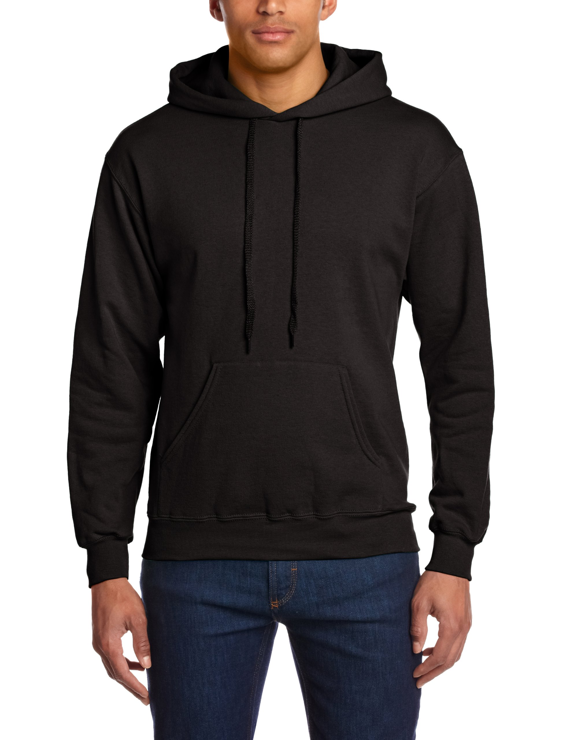 Fruit of the Loom Men's Cotton Hoodie Sweatshirt - Comfortable Pullover for Casual Wear, Gym & Outdoor Activities