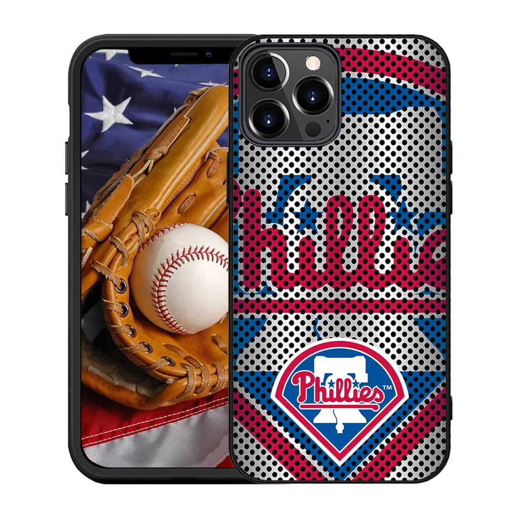 Philly Baseball Fans iPhone 12/12 Pro Case - Slim Fit Protective Cover for 6.1 Inch | Perfect Gift for Dad, Mom, Men, Women, Boys & Girls | Great for Baseball Games, Daily Use & iPhone Protection