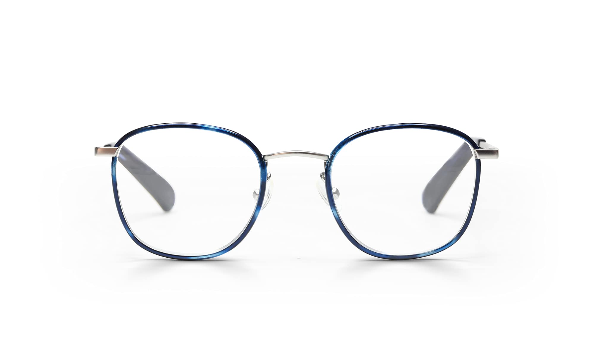 Eyebobs Inside Unisex Premium Reading Glasses for Men & Women | Square Frame Readers for Computer Work, Reading Books & Close-up Tasks