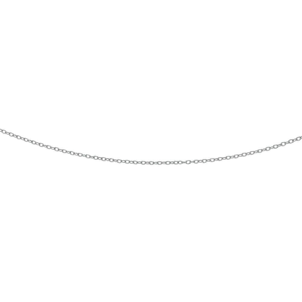 14K Gold 2.3mm Textured Cable Chain Necklace for Women - Dainty Layering Jewelry for Everyday Wear & Special Occasions