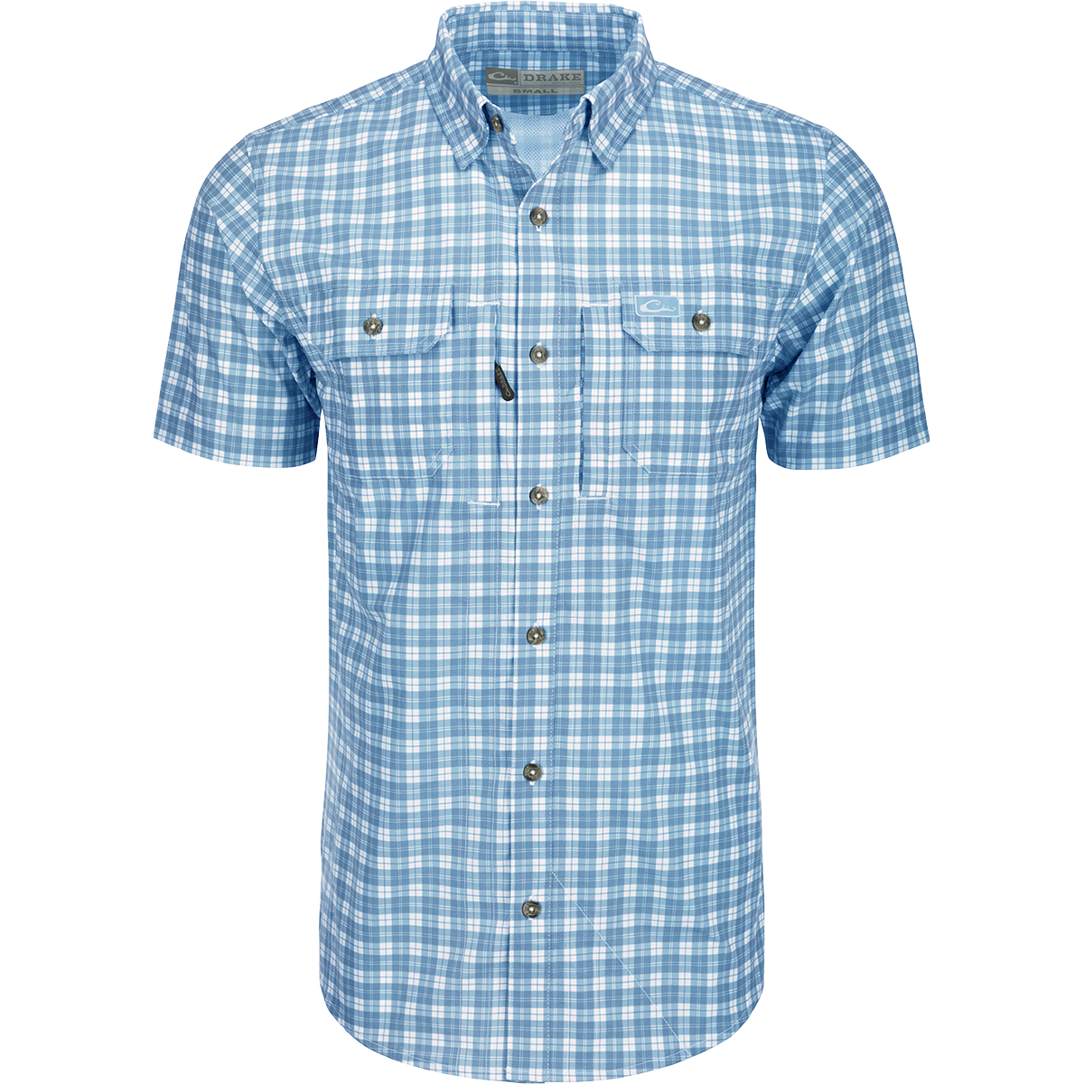 Hunter Creek Check Plaid Short Sleeve Shirt for Men - Casual Button Down Shirt with Comfortable Fit - Perfect for Outdoor Activities, Work & Everyday Wear